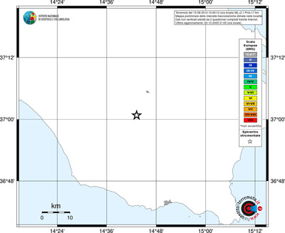 Mappa EMS - territori località