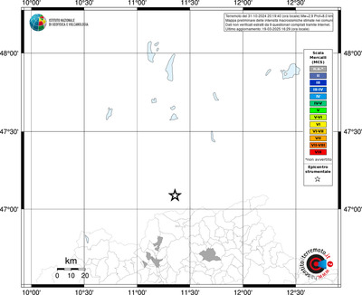 Mappa MCS - territori comunali