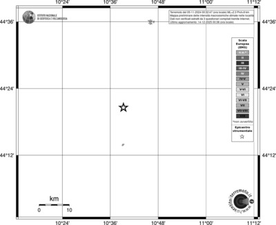 Mappa EMS - territori località