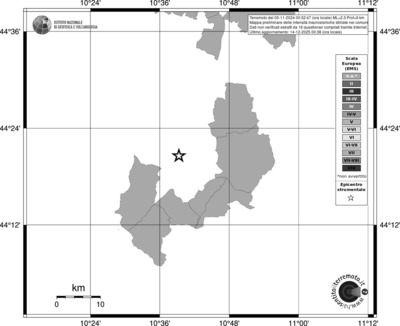 Mappa EMS - territori comuni