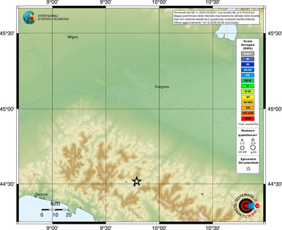 Mappa EMS - località