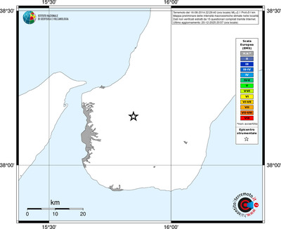Mappa EMS - territori località