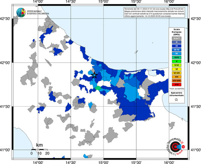 Mappa EMS - territori comuni