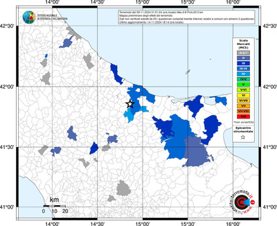 Mappa MCS riferita ai limiti comunali