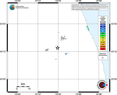 Mappa EMS - territori località