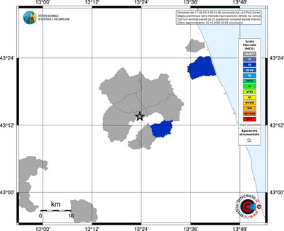 Mappa MCS - territori comuni