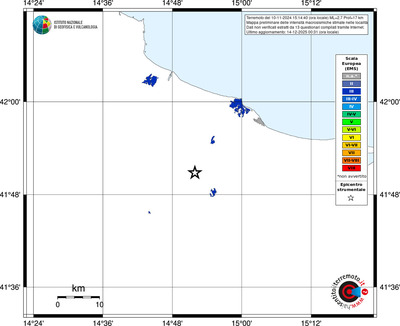 Mappa EMS - territori località