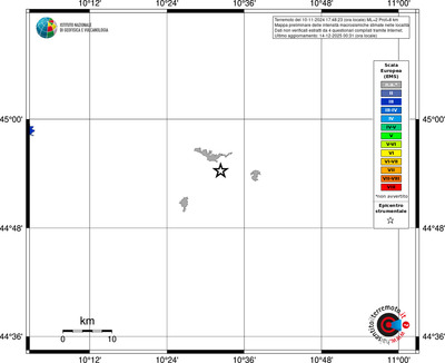 Mappa EMS - territori località
