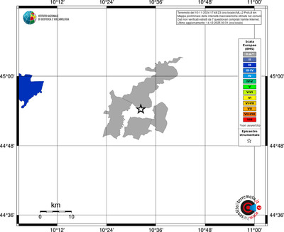 Mappa EMS - territori comuni