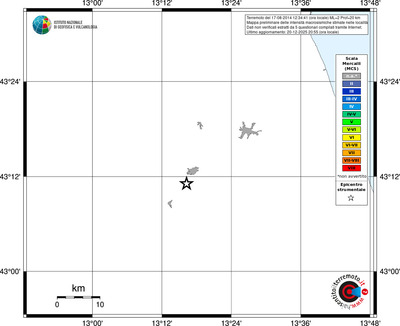 Mappa MCS - territori località