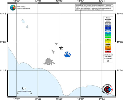 Mappa EMS - territori località