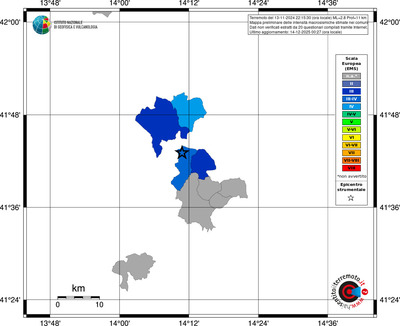 Mappa EMS - territori comuni