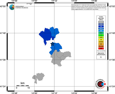 Mappa MCS - territori comuni