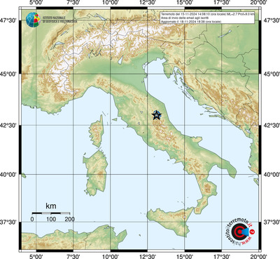 Comuni coperti dal Servizio Info-Terremoti