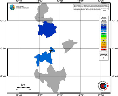 Mappa EMS - territori comuni