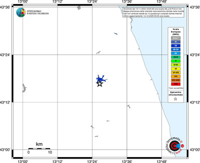 Mappa EMS - territori località