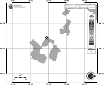 Mappa EMS - territori comuni