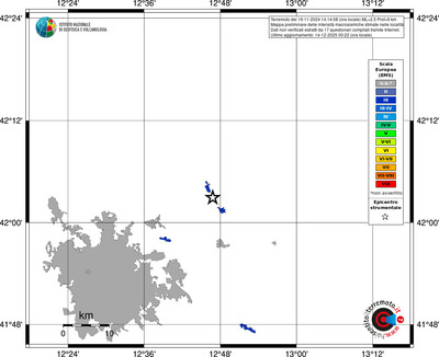 Mappa EMS - territori località