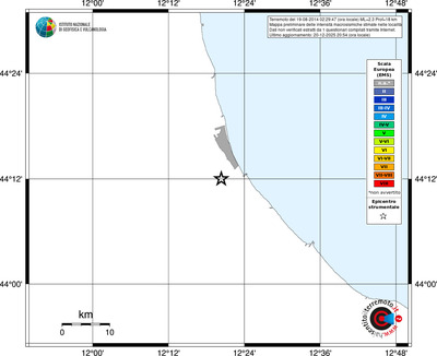 Mappa EMS - territori località