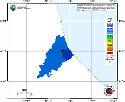 Mappa EMS - territori comuni