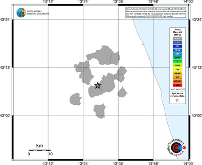 Mappa MCS - territori comuni