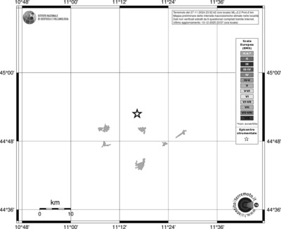 Mappa EMS - territori località