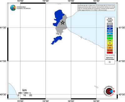 Mappa EMS - territori comuni