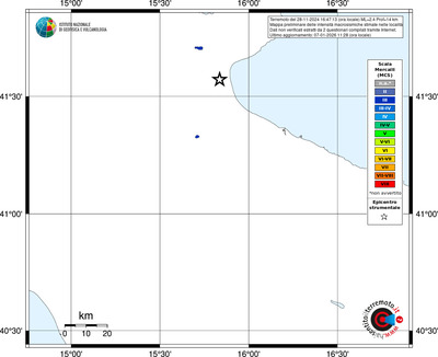 Mappa MCS - territori località