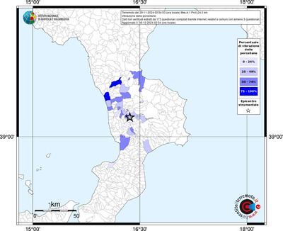 Mappa effetto tematico riferita ai limiti comunali