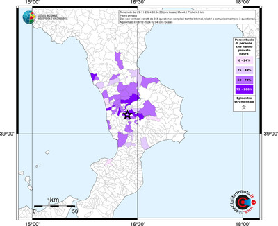 Mappa effetto tematico riferita ai limiti comunali