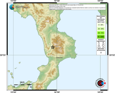 Mappa comuni con almeno 3 questionari
