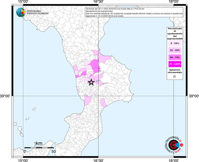 Mappa territorio comunale con almeno 3 questionari