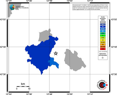 Mappa EMS - territori comuni