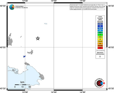 Mappa EMS - territori località
