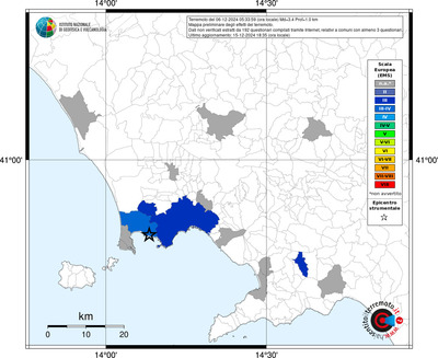 Mappa EMS riferita ai limiti comunali