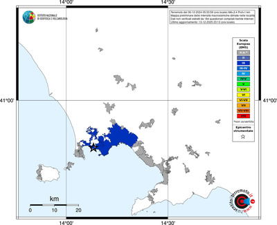 Mappa EMS - territori località