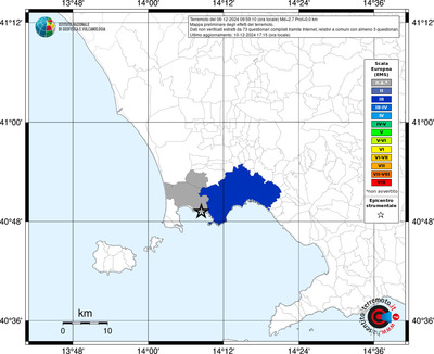 Mappa EMS riferita ai limiti comunali