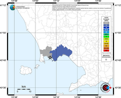 Mappa EMS riferita ai limiti comunali