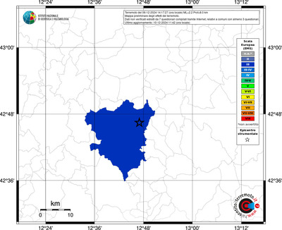 Mappa EMS riferita ai limiti comunali