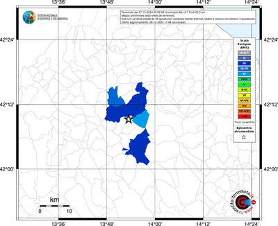 Mappa EMS riferita ai limiti comunali