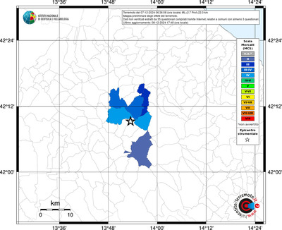 Mappa MCS riferita ai limiti comunali