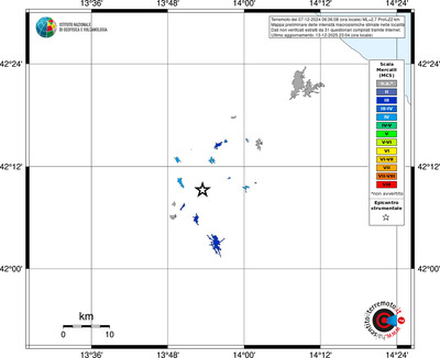 Mappa MCS - territori località
