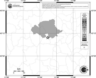 Mappa EMS riferita ai limiti comunali