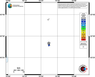 Mappa EMS - territori località