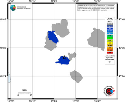 Mappa MCS - territori comuni