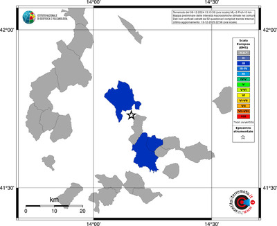 Mappa EMS - territori comuni