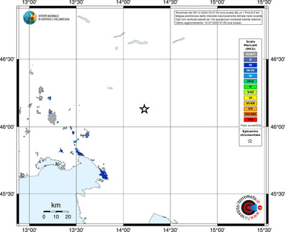 Mappa MCS - territori delle località