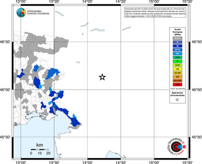 Mappa EMS - territori comunali