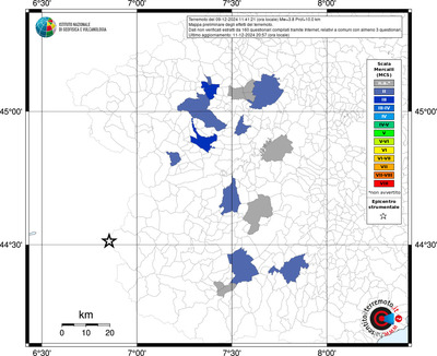 Mappa MCS riferita ai limiti comunali