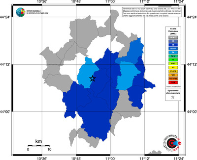 Mappa EMS - territori comuni